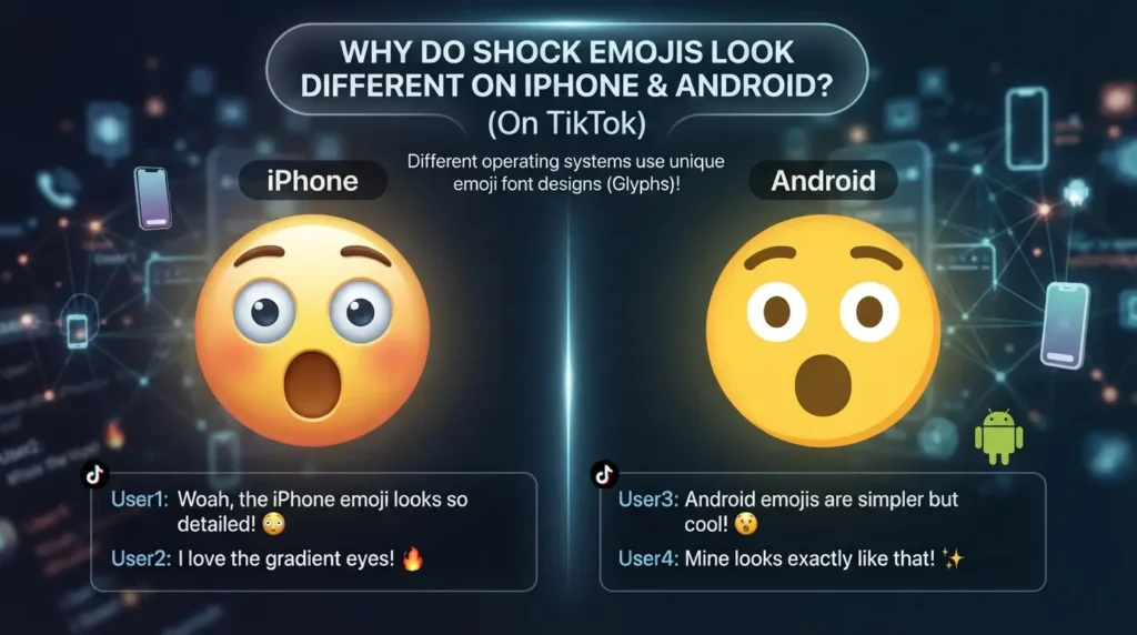 Why Do Shock Emoji TikTok Look Different on iPhone and Android
