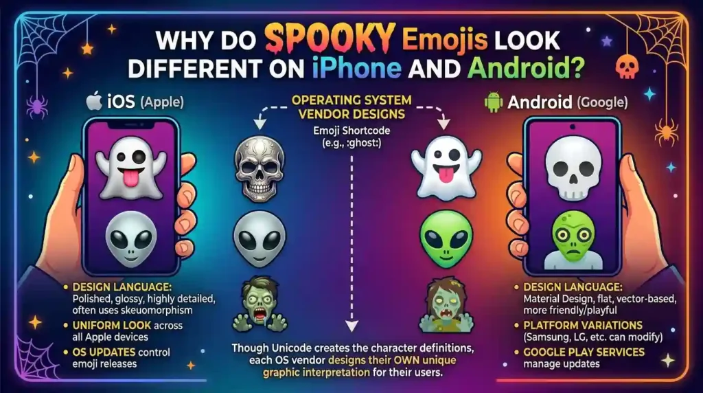 Why Do Spooky Emojis Look Different on iPhone and Android