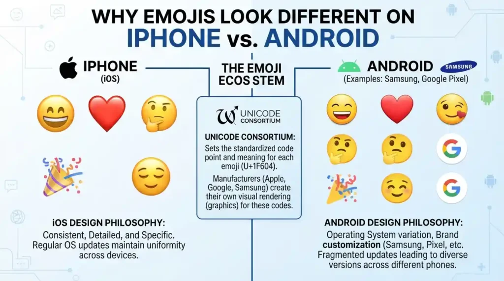 Why Do What Emoji Mean Look Different on iPhone and Android