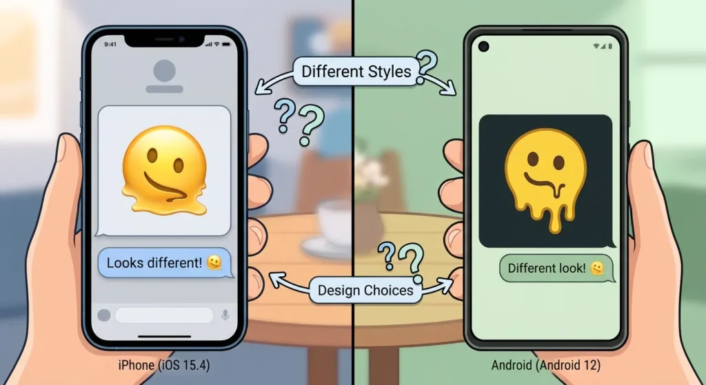 Why Does the Melted Emoji ๐ซ Look Different on iPhone and Android